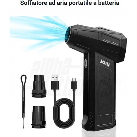 SOFFIATORE PORTATILE A BATTERIA RICARICABILE JOIN  TORNADO -PROMO-