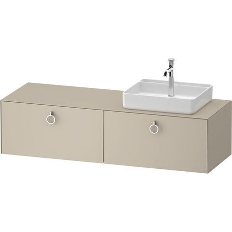 DURAVIT WT4890R60600000 Console WTU suspendue murale White Tulip