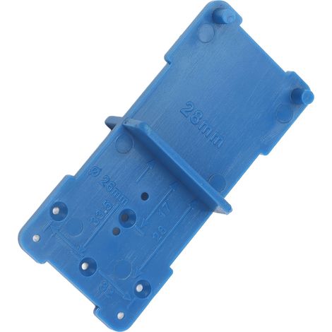 10 Stück 28 mm 37 mm Scharnierloch-Bohrschablonen-Führung Tür- und Schrank-DIY-Handwerkzeuge (schmale Ausführung) (1/5)