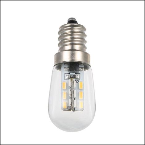 Ampoule E12 pour réfrigérateur, ampoule à vis transparente, culot à vis E12