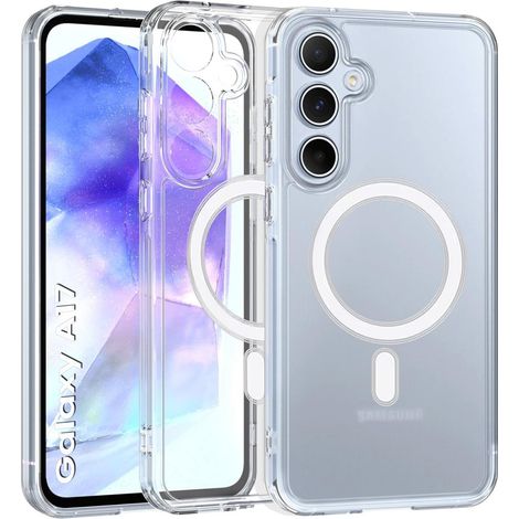 Samsung Galaxy A17 5G Hülle, stoßfest, MagSafe, transparent (1/5)