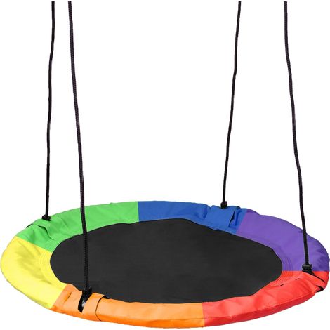 Balançoire de jardin nid de cigogne Romek multicolore 60 cm