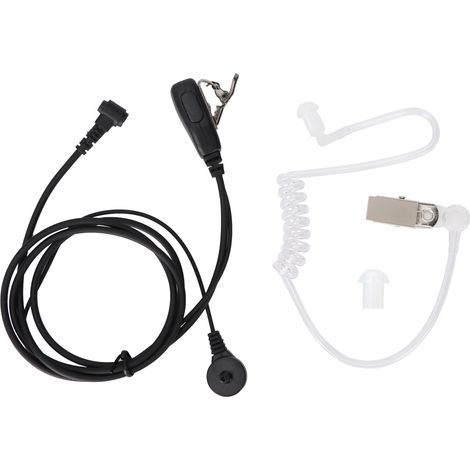 Écouteur talkie-walkie 6200C 2,5 mm avec crochet d'oreille et microphone PTT, son réglable (1/4)