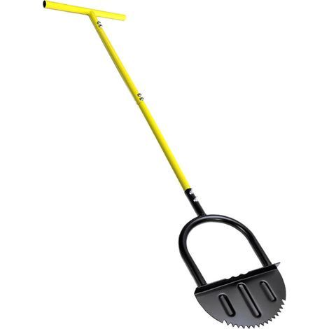 Coupe-bordure demi-lune avec poignée, pelle manuelle à dents de scie pour tailler la pelouse du jardin ou du trottoir (1/5)