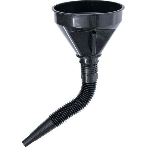 Bgs Technic – Entonnoir en plastique 140 mm – Lot de 2 – Embout flexible 290 mm – Pour transfert de liquides et matériaux en vrac (1/2)