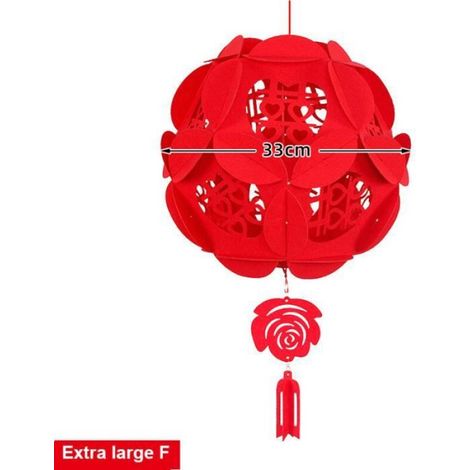 Lanterne - Fantaisie - Extra large - Chinoise suspendue - Décoration intérieure - Mixte