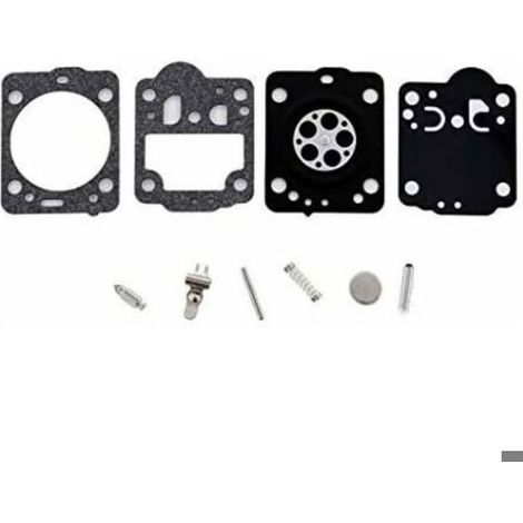 Membrane Carburateur - Pour Tronçonneuse Husqvarna 235 236 240 - Compatible Zama RB-149 - Lot de 2 avec Tuyau (1/4)