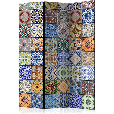 Paravento - Paravento: Mosaico colorato - 135x172 (1/4)