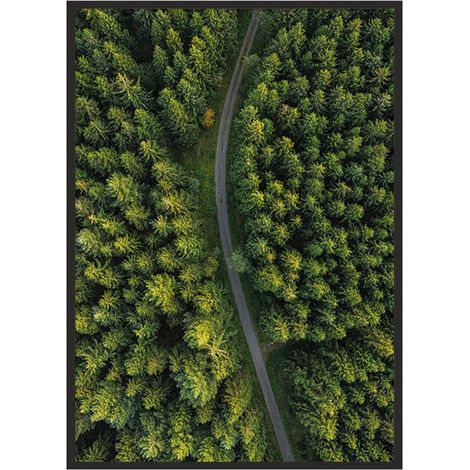 Póster con foto enmarcada 43x33 cm Carretera P718 (1/4)