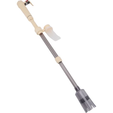 Nettoyeur de gravier électrique rétractable et sûr pour aquarium (1/5)