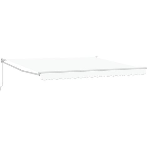 Maison Exclusive - Tenda Retrattile Bianco 400 × 300 cm Poliestere e Alluminio