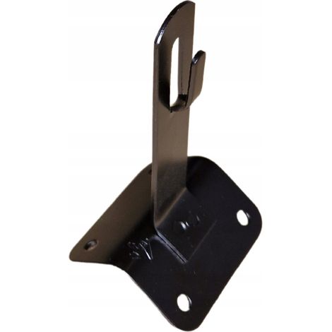 Dachhalterung für Giebelblitzschutzdraht 70 mm. ZZ schwarz (1/5)