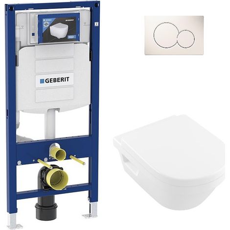 Pack Bati support Geberit et WC suspendu Architectura XL sans bord de rincage (1/5)