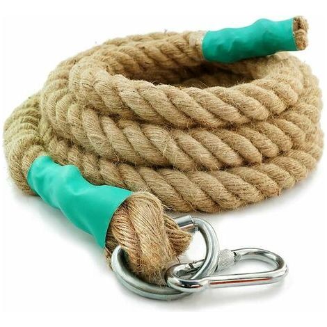 Corde à grimper 3m – Diamètre 30mm – Entraînement musculaire et force – Corde de bataille pour brûler des calories - Force-30mm3m (1/5)