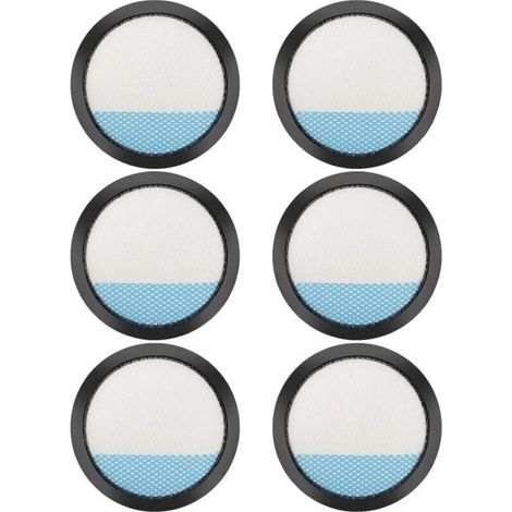 Lot de 6 filtres lavables pour aspirateur sans fil Ryobi PCL720, PBLSV716, PBLSV717 (1/4)