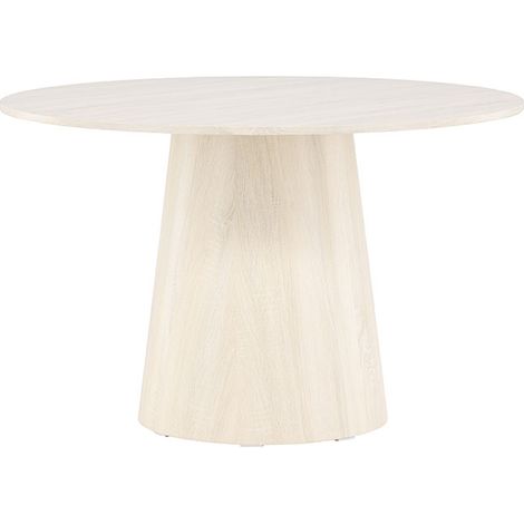 Lanzo Esstisch Ø120 cm whitewash.