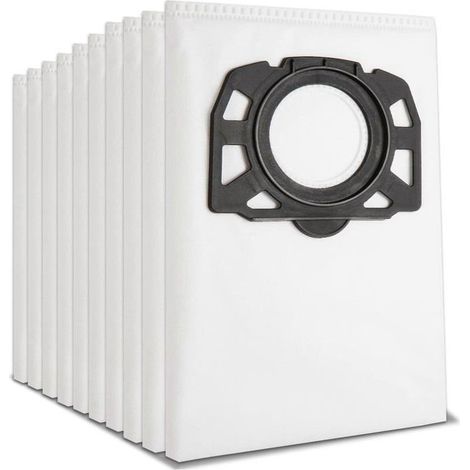 10er-Pack Kärcher Staubsaugerbeutel – Kompatibel mit WD4, WD5, WD6, MV4, MV5 und MV6 – Staubfilterbeutel (1/4)