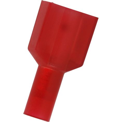 Cosse faston RS PRO, 0,5 1,5 mm2, 22 16 AWG, Isolé, Rouge