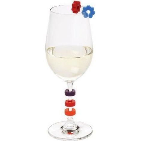 Lurch 210220 Fancy Rings Marqueur de verre Lot de 12 (1/2)
