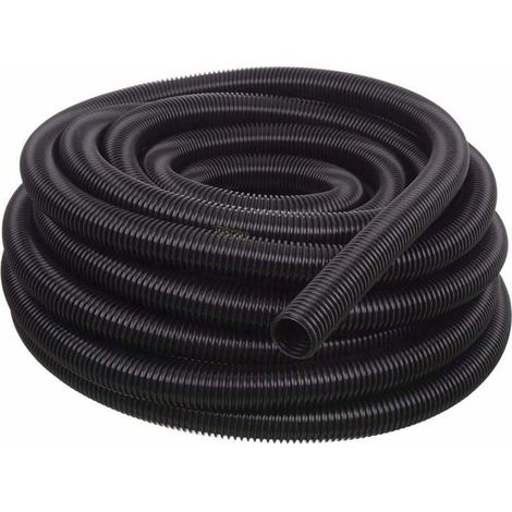 Tuyau flexible en PVC ondulé 38/45/53 mm - noir, résistant aux UV, sans plastifiant, pour bassins et filtration (1/2)