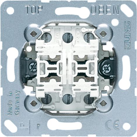 va et vient - double - ls - fixation à vis - jung 509eu