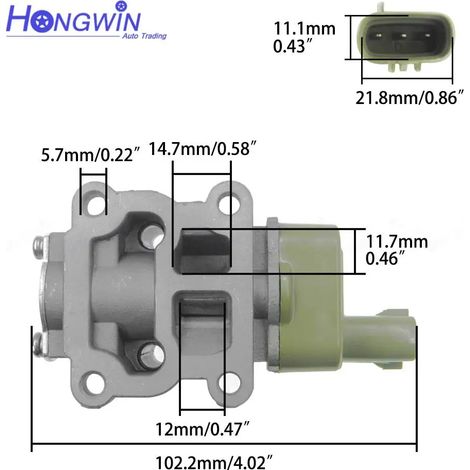 Applicable à la vanne de régulation du ralenti Toyota 22270-11010 (1/5)