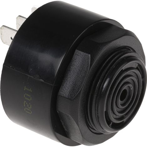 Buzzer piézo RS PRO 88dB Continu/Impulsion rapide, 28V c.c. max, Montage panneau ( Prix pour 1 ) (1/4)
