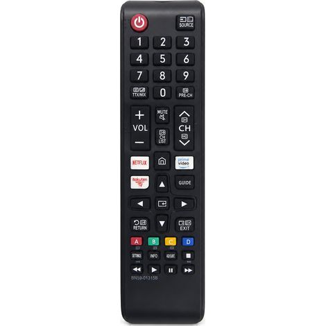 Mando a distancia de TV compatible con Samsung BN59-01315B, sin configuración (1/5)