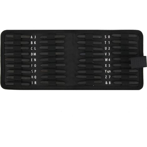 Kit de 36 pièces poinçons lettres chiffres acier pour marquage 3mm (1/5)