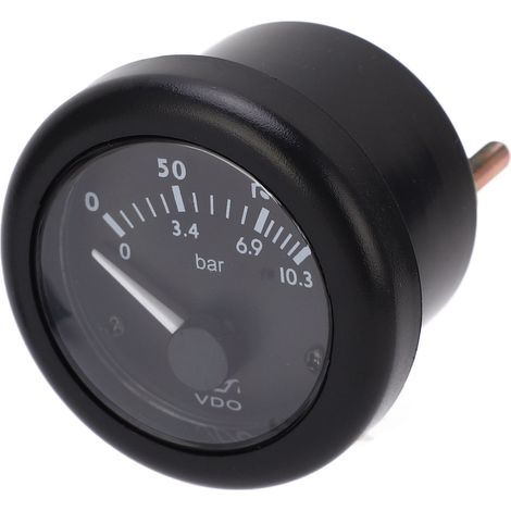 2-Zoll-Öldruckmesser für Dieselmotoren, 8-32V/24V-Kraftstoffdruckmesser für Fahrzeuge, Generatoren, universelles Druckmessgerät (1/5)
