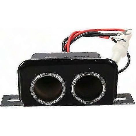 Prise allume-cigare 12V universelle pour moto, tracteur et voiture – Connecteur compatible, chargeur de batterie, accessoire auto robuste (1/4)
