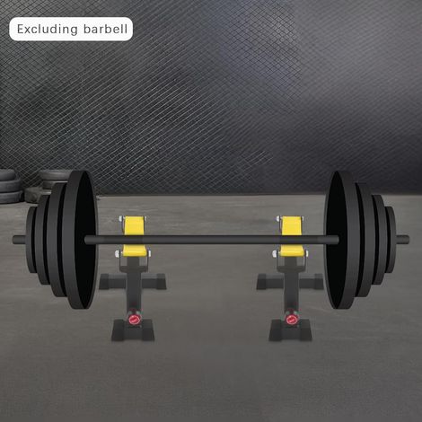 Support d'amortisseur d'haltère - jacks d'haltère, aides de mouvement de traction dure, peut supporter jusqu'à 300 kg, adapté pour la maison, gymnase, levage de poids (1/5)