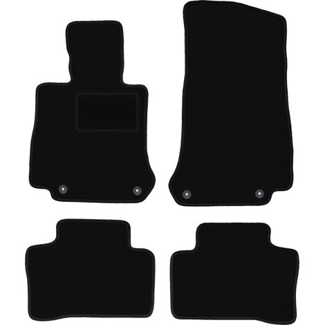 Tapis de sol en velours noir pour : Mercedes GLC X253 SUV (2015-) (1/5)