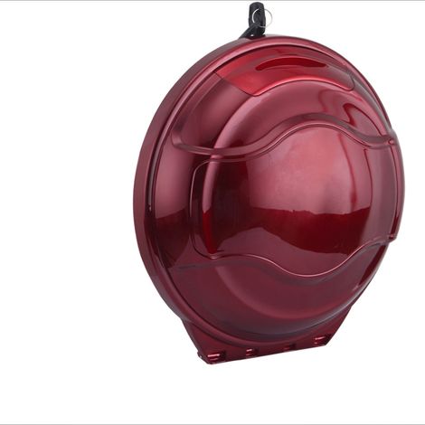 Coffre de voyage scooter grande capacité stable résistant à l'usure malle arrière moto bordeaux reflet nocturne (1/5)