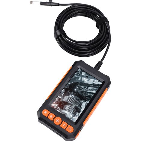 GARRYFIZH Caméra endoscopique industrielle 8mm double objectif 1080P, écran IPS 4.3 pouces, 8 LED, étanchéité IP67, pour inspection d'égout câble 5m (1/5)