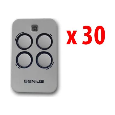 genius 30 x télécommande 4 canaux 868mhz jlc kilo tx4 6100333 (1/3)