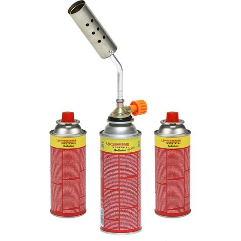 ROTHENBERGER Industrial Chalumeau de rétraction KIT RS 220 avec 3 x Gaz - 1500005519