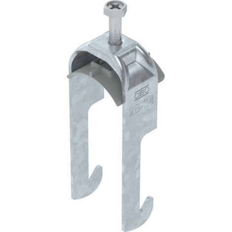 OBO Bettermann Bügelschelle 2056 28-34mm Stahl tauchfeuerverzinkt, 1187726 (1/2)