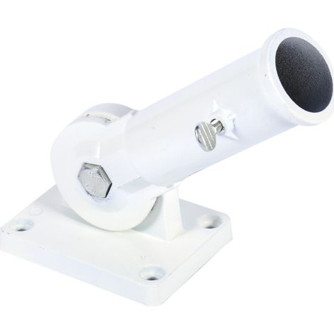 Support Murale Réglable pour Mât de Drapeau en Acier Inoxydable avec Vis pour Girouette (1/5)