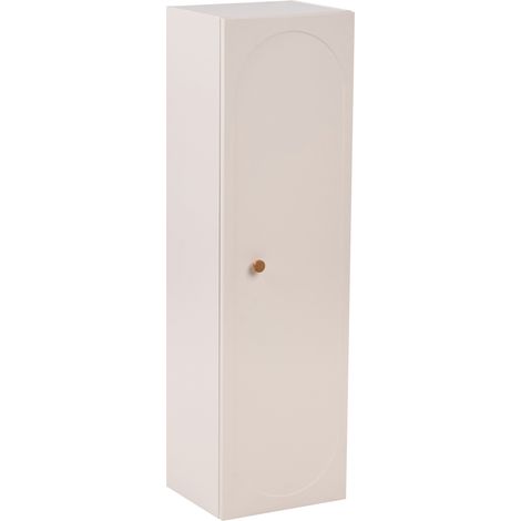 Armario de baño de pared 4 estantes tiradores dorados almacenaje baño beige Tarumir (1/5)