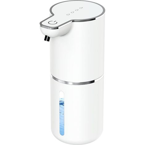Distributeur de Savon Automatique, 350ml Distributeur Savon Cuisine, USB Rechargeable Distributeur Savon Automatique, pour Cuisine, Salle de Bain