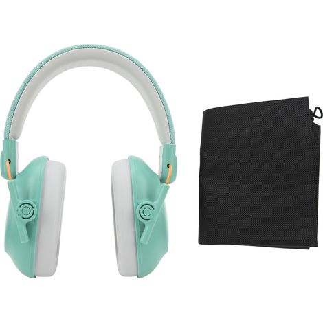 Casque antibruit réducteur de bruit 25dB protection auditive insonorisé anti-bruit couleur menthe verte (1/5)