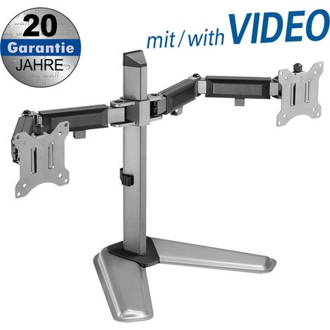 My Wall HL 56-2 L soporte de pantalla negro doble brazo (1/5)