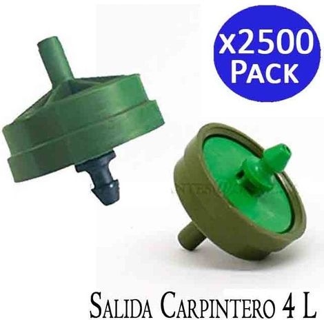 Pack 2500 Gotero Autocompensante Netafim 8 litros Goteros de riego en linea profesional Gotero para riego agricola