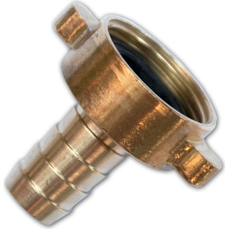 Schlauchtülle Wasserhahnanschluss IG 1/2 13mm aus Messing Messinganschluss für Schlauch Schnellkupplung und Gartenbewässerung GKWF1212