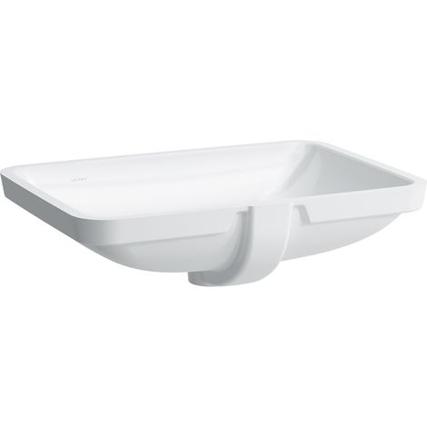 LAUFEN PRO S lavabo encastré, sans trou pour robinet, avec