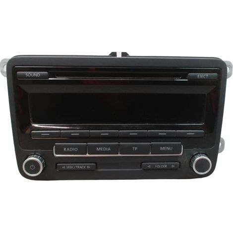 [PRODUIT D'OCCASION] Autoradio VOLKSWAGEN Polo V Phase 1 (6r) 2009-2014 ♻️ Ref Oe. 5m0057186jx - Garantie à vie (1/4)