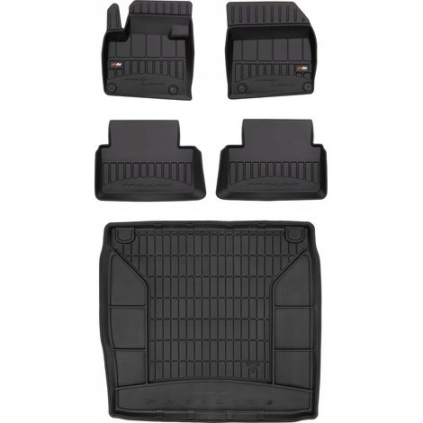 Tapis de sol et tapis de coffre 3D SET Citroën C5 3 Berline 2008-2017 bw (1/5)