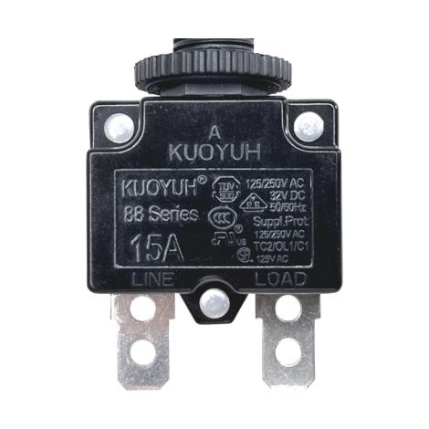 Thermoschalter Leistungsschalter 88 Series 15A Reset Schalter Überlastschutz für Kompressoren uvm...