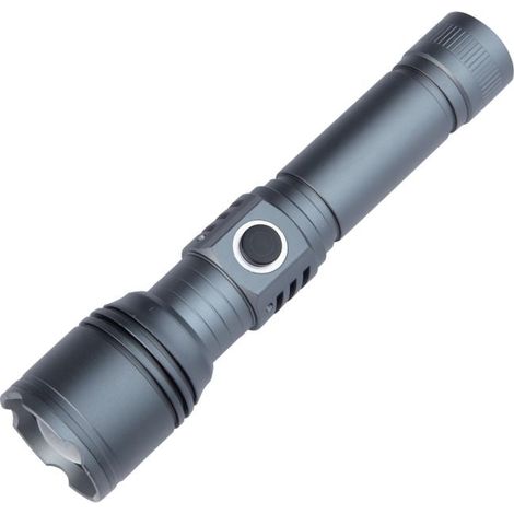 Lampe torche LED rechargeable USB-C 15 W 1500 mAh – Zoom, flash et SOS
